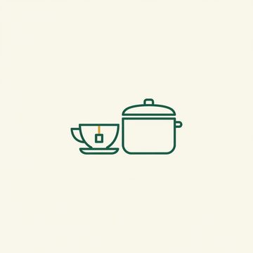 食器と調理器具のアイコン